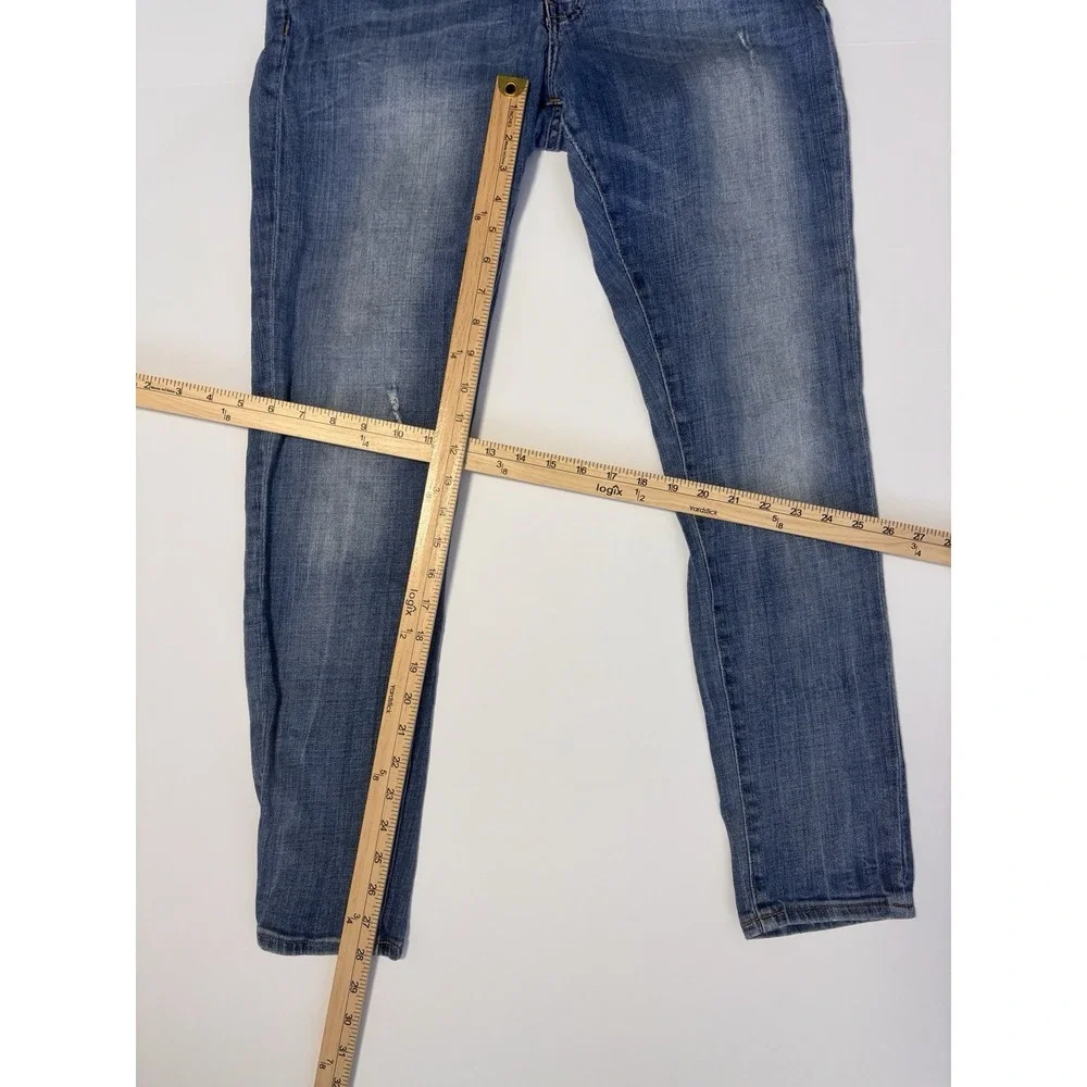 Denim & Supply Ralph Lauren Mens Skinny Jeans 32x30‎ Medium Wash Blue Distressed